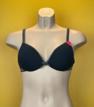 Padded soft bra black